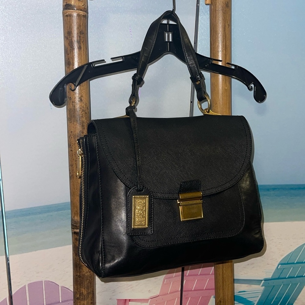 Bartley Mishka Leather Hand Bag